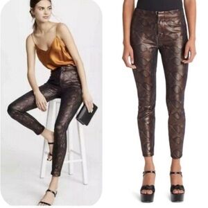 Mother NWT High Waisted Seamless Looker Ankle Pant